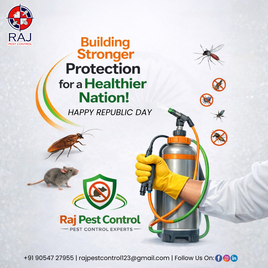 Raj Pest Control Republic Day Creatives